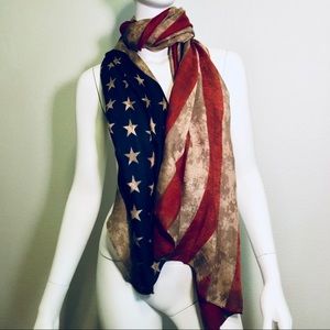 American Flag Scarf